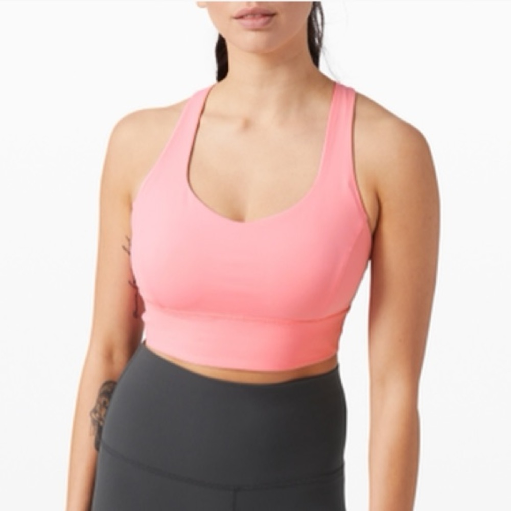 RARE Free to Be Serene Pink Lululemon Sports Bra